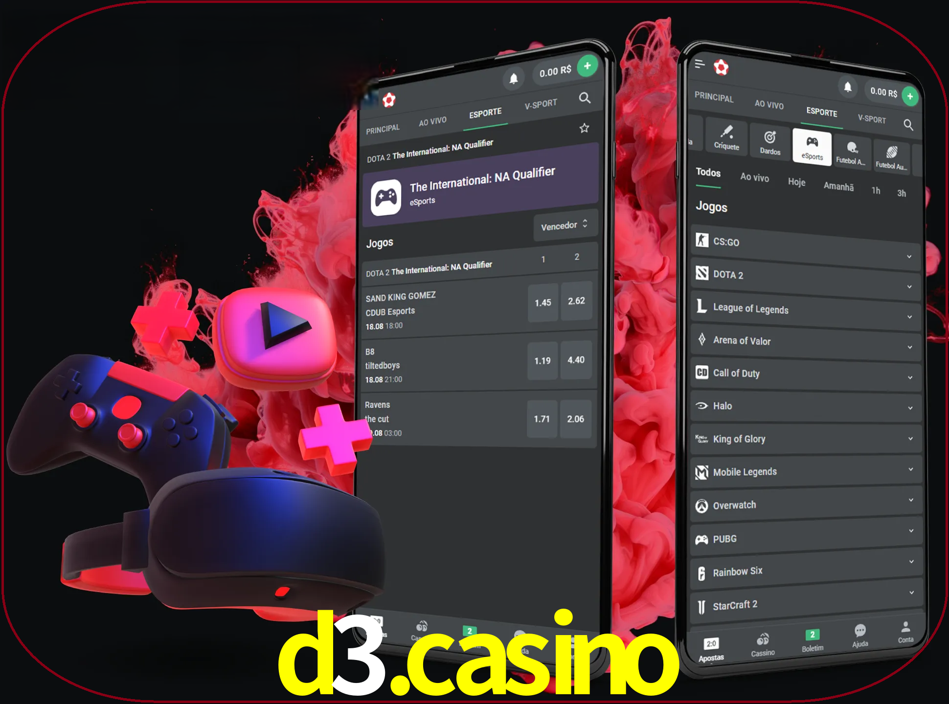 Para ter a aplicação móvel D3.CASINO no seu smartphone, basta descarregar o ficheiro apk e seguir as instruções.