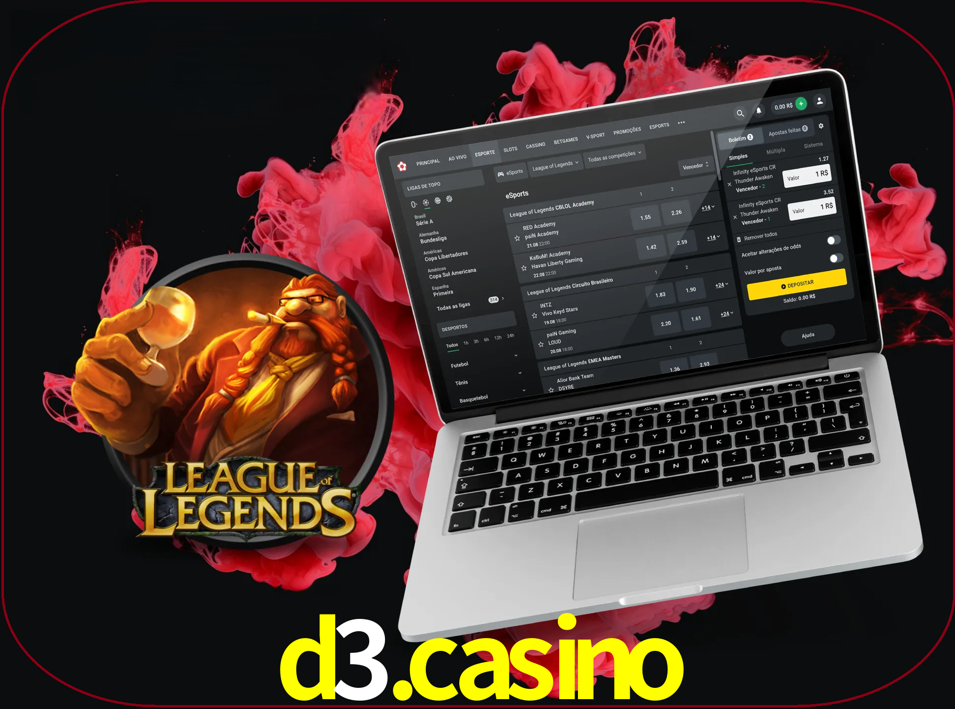 Se é um fã deste jogo, muitos torneios fantásticos que o vão surpreender estão disponíveis no D3.CASINO.