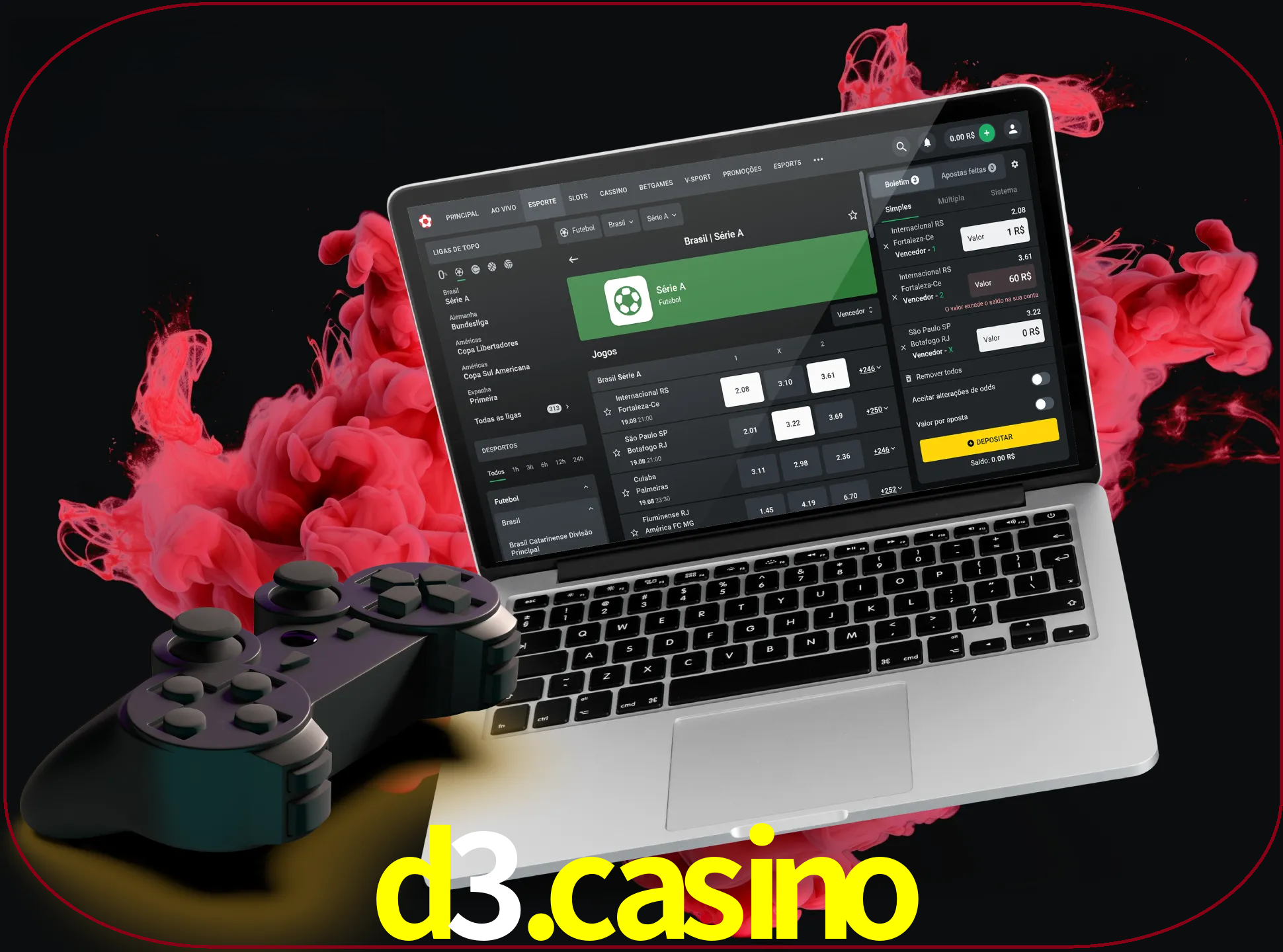 Visite a secção especial de jogos de vídeo em D3.CASINO para descobrir em que jogos pode apostar e ganhar muito dinheiro.
