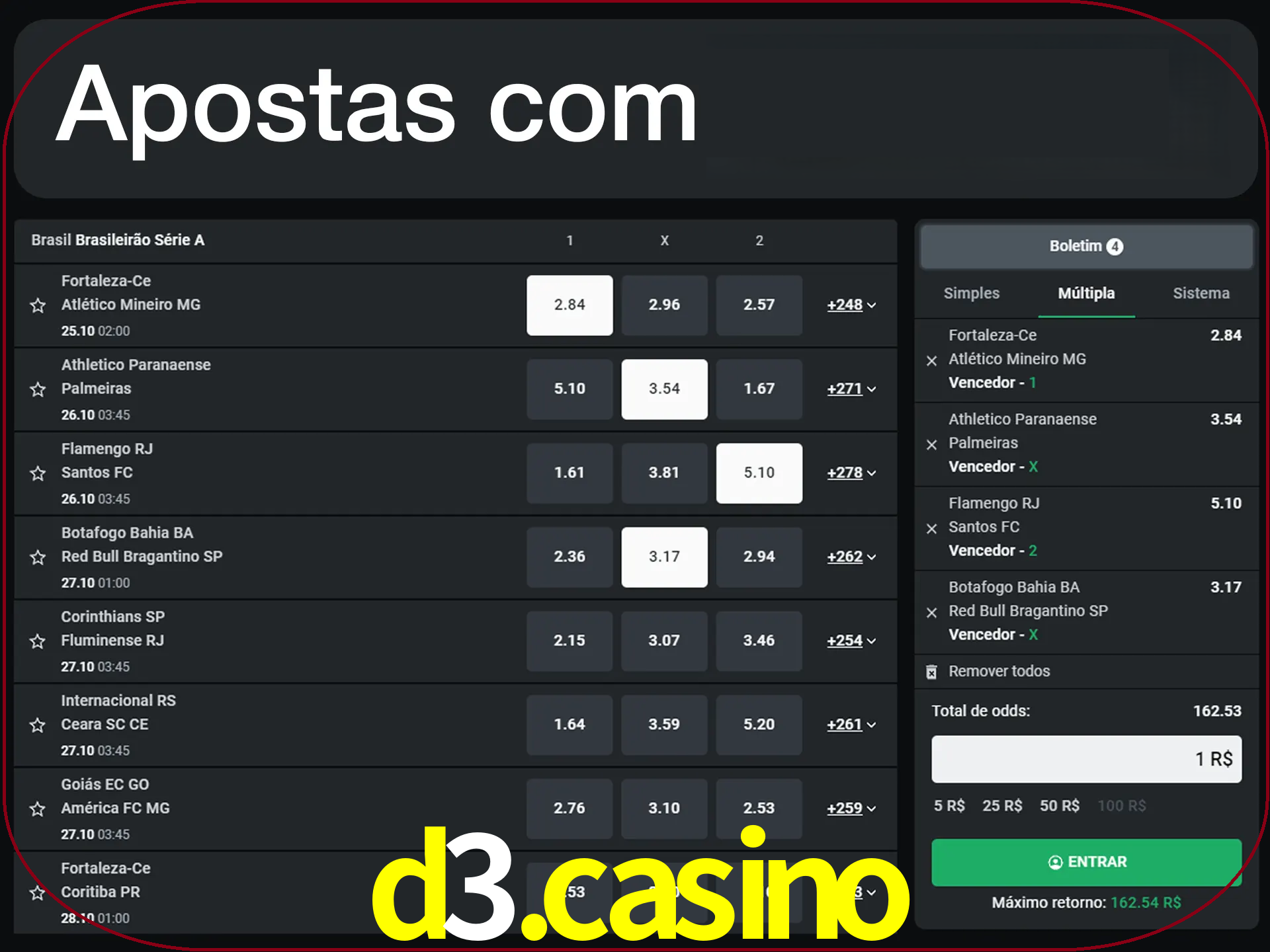 Aposte em vários diciplines com LeonBet.